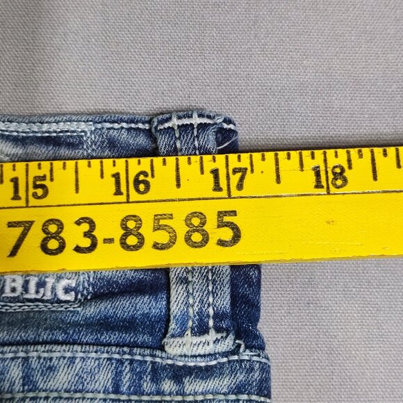 Rock & Republic jeans straight men's size 34X34 acid washed blue - Picture 12 of 15